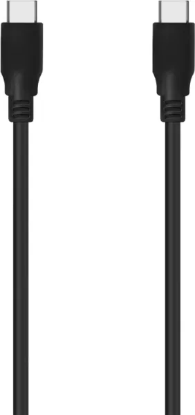 Cable USB 3.2 Tipo-C Aisens A107-0704 20GBPS 5A 100W/ USB Tipo-C Macho - USB Tipo-C Macho/ Hasta 100W/ 20Gbps/ 2m/ Negro