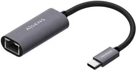 Cable Conversor Aisens Usb3.1 Gen1 USB-C a Ethernet Gigabit Gris 15Cm