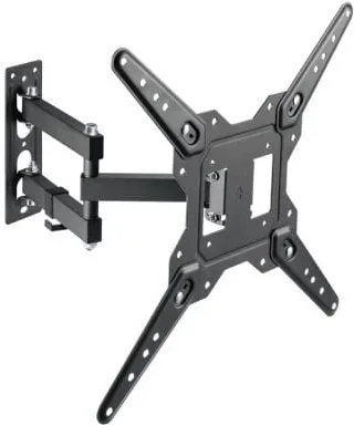 Soporte Aisens Pared Giratorio Inclinable Monitor/Tv 30Kg 23-55 Negro