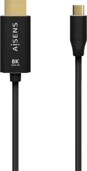 Cable Conversor Aisens Aluminio USB-C a HDMI 2.1 8K60Hz 1.0M