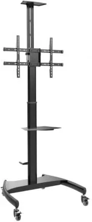 Soporte de Suelo Inclinable/ Giratorio con Ruedas y Manivela Aisens FT70TE-169 para TV 37-70"/ hasta 50kg