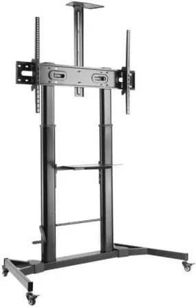 Soporte de Suelo Inclinable con Ruedas y Manivela Aisens FT100TE-171 para TV 60-100"/ hasta 100kg
