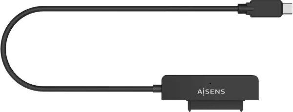 Adaptador para Discos Duros 2.5" Aisens ASE-25C04B/ USB Tipo-C 3.1 Macho - SATA
