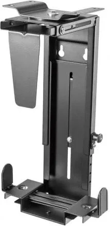Soporte Bajo Mesa/de Pared Aisens MPC04-203 para PC/ Antirrobo/ hasta 10kg