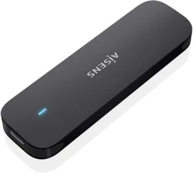 Caja Externa para Disco SSD M.2 NVMe Aisens ASM2-024B/ USB 3.2/ Sin tornillos