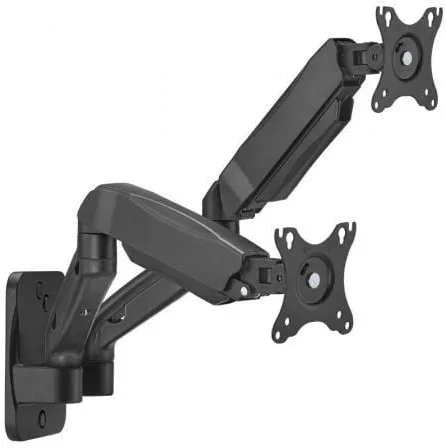 Soporte de Pared para 2 Monitores o TV Aisens WT32TSR-225/ Giratorio/ Inclinable/ hasta 9kg