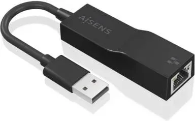 Adaptador USB 3.0 - RJ45 Aisens A106-0766/ 1000Mbps
