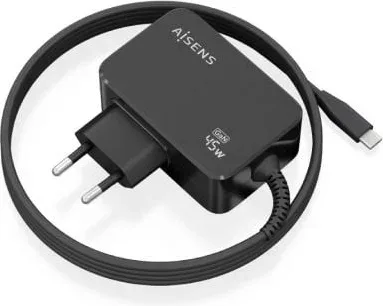 Adaptador AC Cargador GaN 45W 1xUSB-C 1.8m