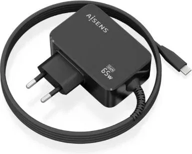 Adaptador AC Cargador GaN 65W 1xUSB-C 1.8m