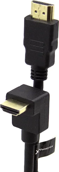 Cable HDMI a - a  90 grados awg 24 clase 2.0  de 1.8 m