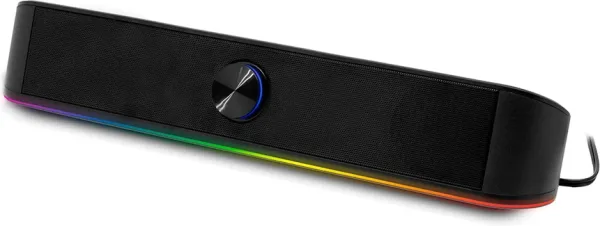 Phoenix ohmios barra sonido RGB 6w rms bt - Bluetooth - USB - aux - botones tactiles