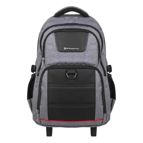 Mochila con ruedas trolley phoenix discovery g para portátil 17 pulgadas gris