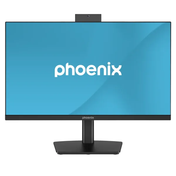 Monitor phoenix visión 24 pro 23.8 pulgadas full HD panel IPS webcam integrada abatible HDMI + dp altavoces integrados
