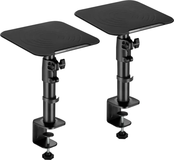 Soportes universales phoenix para altavoces de escritorio - ajustables en altura e inclinación