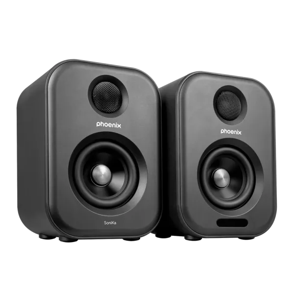 Altavoces de estudio phoenix sonika 50w con Bluetooth jack USB para ordenador