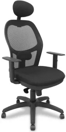 Silla de Oficina Piqueras y Crespo Jorquera 15SM840B840B10CRPC/ Negra