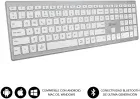 Teclado Subblim Keyboard Bluetooth Pure Extended Bluetooth Silver