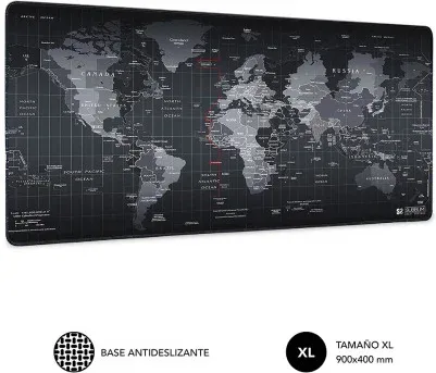 SUBBLIM Alfombrilla Ratón World XL Mouse Pad