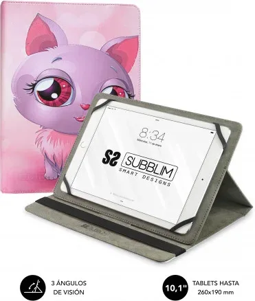 SUBBLIM Funda Tablet Universal TRENDY CASE CAT 10.1"