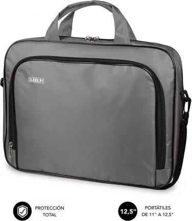 SUBBLIM Maletín Ordenador Oxford Laptop Bag 11-12,5" Grey