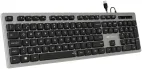 Teclado Subblim Wired Ergo Keys Silent Flat Hq USB Grey