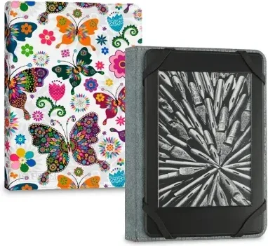 SUBBLIM Funda Libro Electrónico Clever Ebook Case 6" Mariposas
