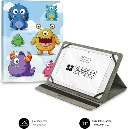 Funda Tablet Universal Trendy Case Monsters 11"