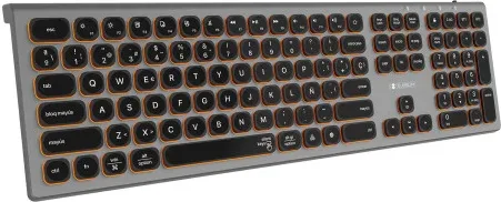 Teclado Subblim Keyboard Master Bluetooth Retroiluminado Grey/Black