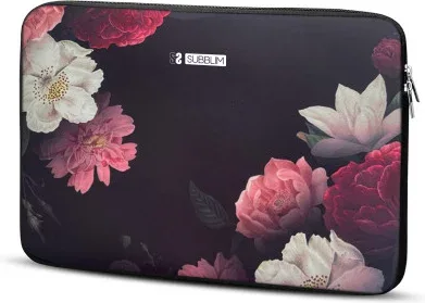 SUBBLIM Funda Ordenador Neopreno Trendy Sleeve Neo Flowers 15,6"