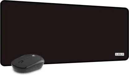 SUBBLIM Alfombrilla con Ratón Harmony Pack Mousepad XL + Wireless Mouse Black