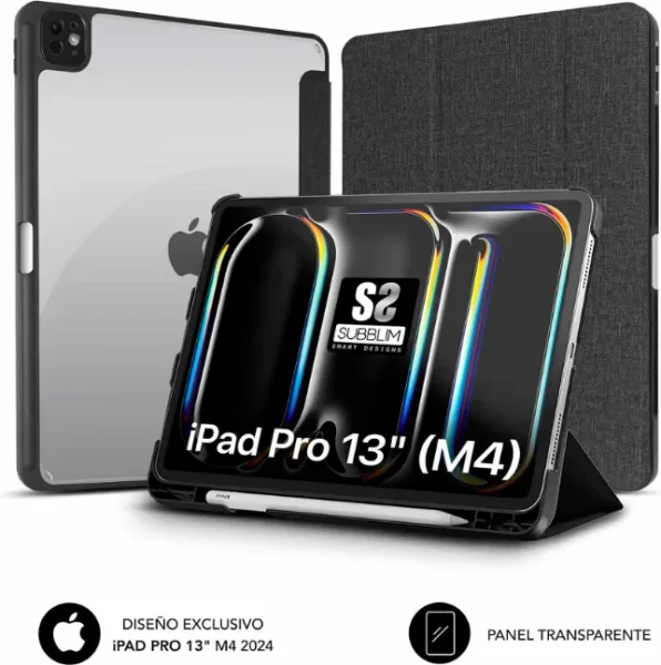 Funda Tablet Subblim Clear Shock Case Ipad Pro 12,9 2024