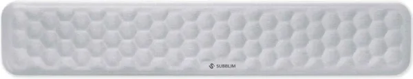Alfombrilla Teclado Ergo Wrist Rest Plata Subblim