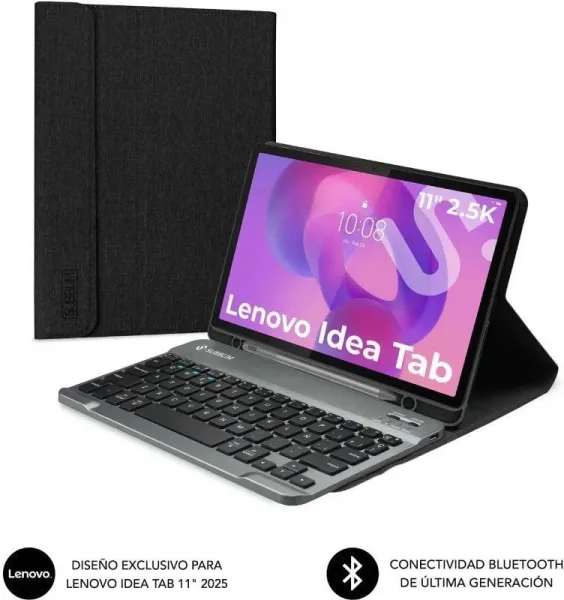 Funda + Teclado Tablet Keytab Pro Bt Lenovo Idea Tab 11 11'' Negro Subblim