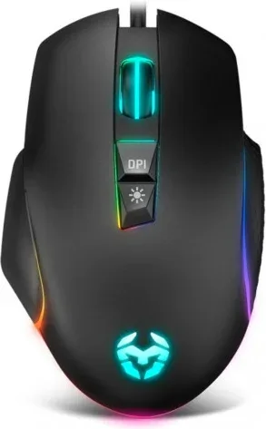 Krom Keos ratón USB tipo A Óptico 6400 DPI mano derecha