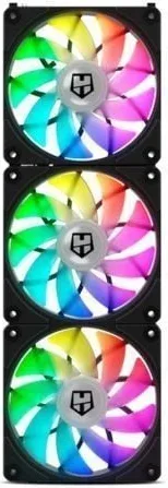Ventilador Caja Nox Hummer Easylink ARGB Fans Kit Negros