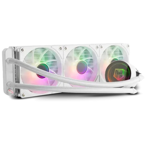 NOX NXHUMMERM360ARGBW sistema de refrigeración para ordenador Procesador Sistema de refrigeración líquida todo en uno 12 cm Blanco 1 pieza(s)