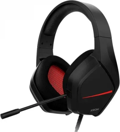 Auriculares Gaming con Micrófono Krom Kopa Move/ Jack 3.5/ Negros