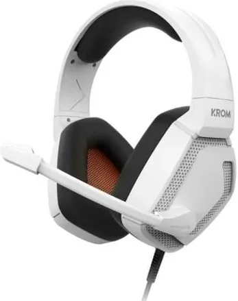 Auriculares Gaming con Micrófono Krom Kopa Pro/ Jack 3.5/ Blancos