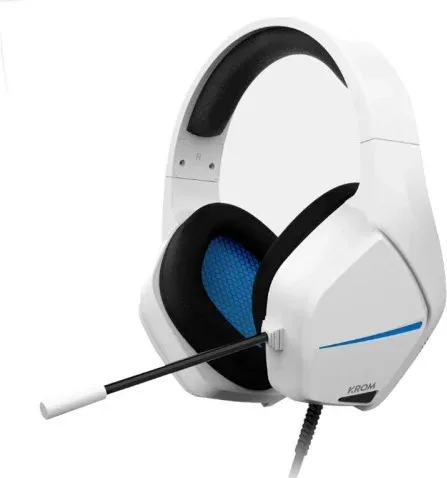 Auriculares Gaming con Micrófono Krom Kopa Move/ Jack 3.5/ Blancos