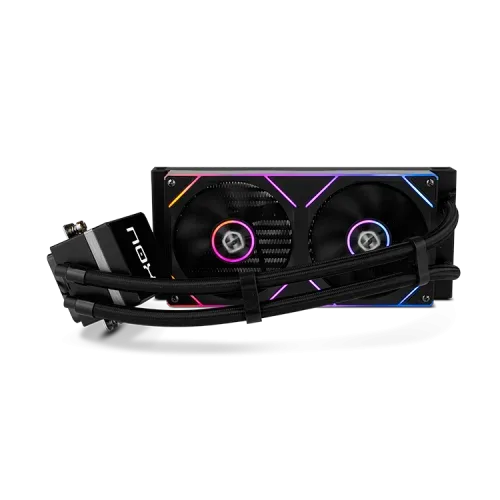 NOX Hummer M-240 LCD|Kit RL Magnético ARGB Negro