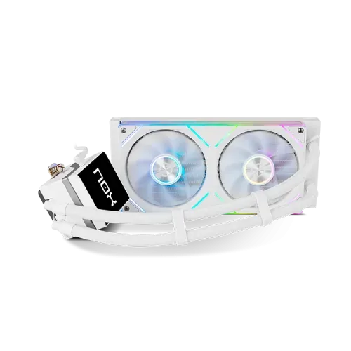 Sistema de Refrigeración Líquida Nox M-240 LCD/ Blanco