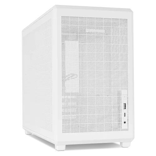 Caja Nox Micro Atx Hummer Refresh 2Xusb3.0 sin Fuente Blanco