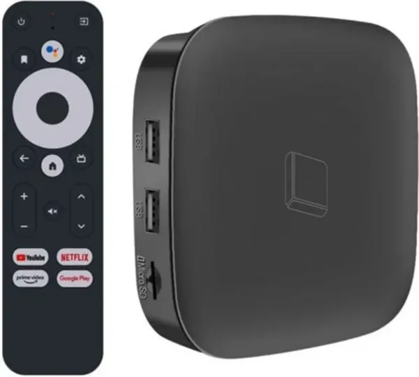Reproductor android 11 leotec tv box gc216 quad core s905y4 - 2gb - 16gb
