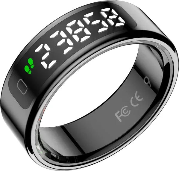 Leotec Smart Ring Kor Mau Negro Talla 9