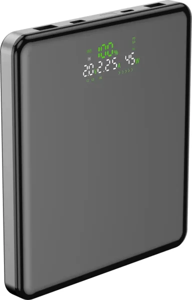 Leotec Powerbank 20000Mah 100W Fast Chrg Gris 2Usb-C+2 USB-A Inc Cab USB-C a USB-C65W