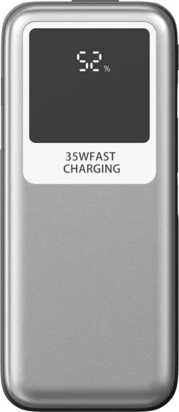 Leotec Powerbank 10000Mah 35W Fast Chrg Plata 1Usb-C+1 Cab Retractil USB-C +1 Cab Retractil Light