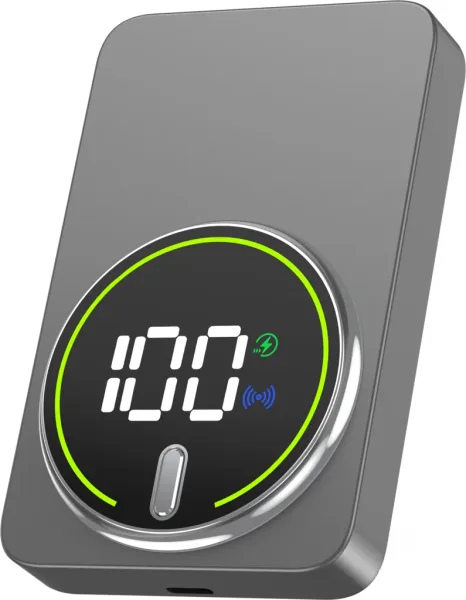 Leotec Powerbank 10000Mah 20W Fast Chrg Gris 1Usb-C+Wireless Inc Cab USB-A a USB-C 22,5W