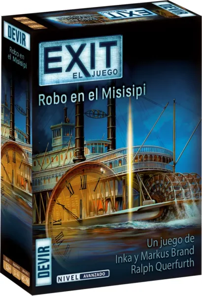 Juego de mesa exit 14 robo en el mississippi