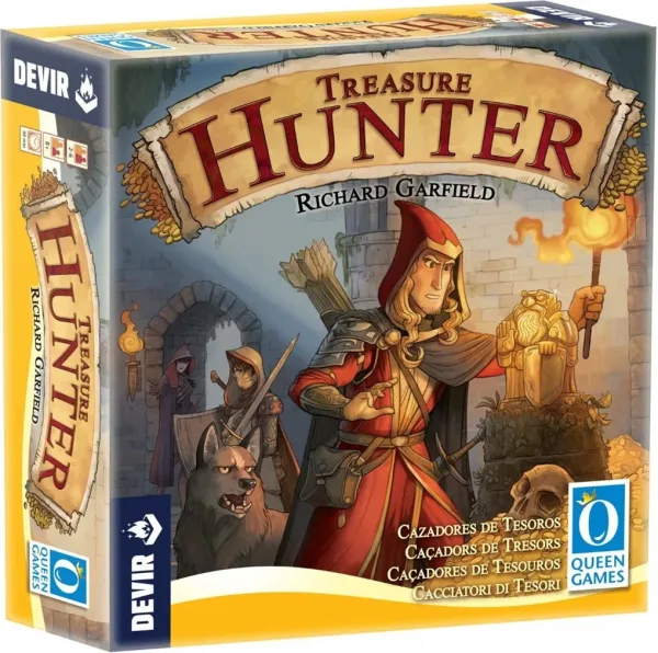 Juego de mesa devir treasure hunters pegi 8