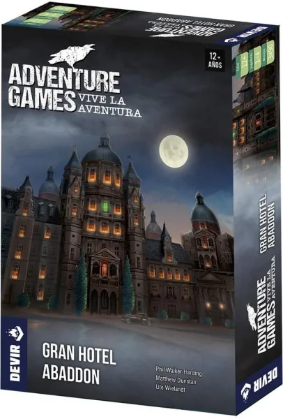 Juego de mesa adventure games: gran hotel abaddon